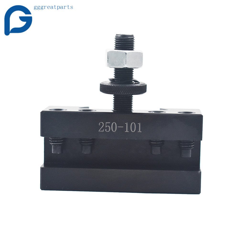 6 × 12" AXA 250-111 Wedge Type Quick Change Tool Post Holder Set For Lathe
