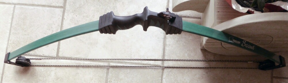 Bear Scout Lightweight Youth Compound Archery Bow Green