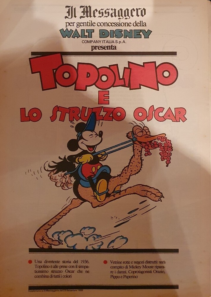 MESSENGER MOUSE AND THE OSTRICH OSCAR