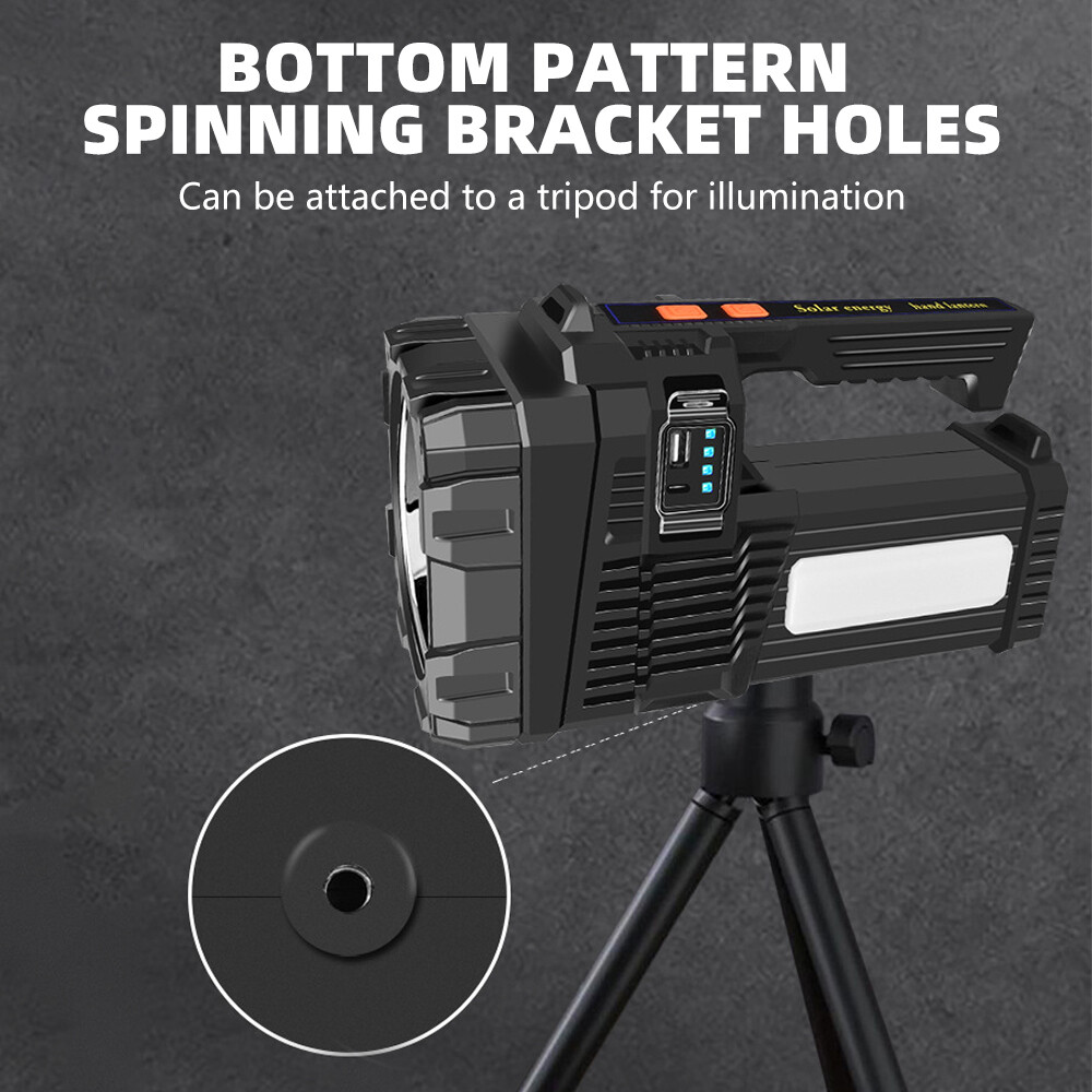 Rechargeable Portable Super Bright LED Searchlight Handheld Spotlight Flashlight
