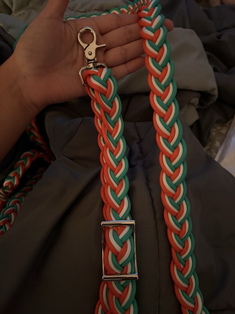 plain custom paracord reins