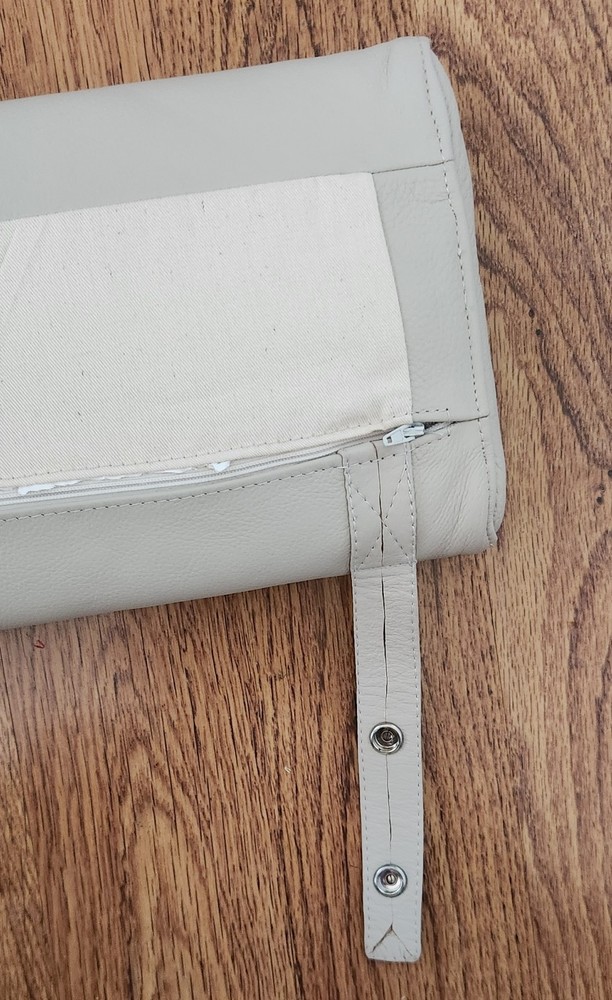 Ikea Leather Headrest Cream / Ivory , Missing Tags