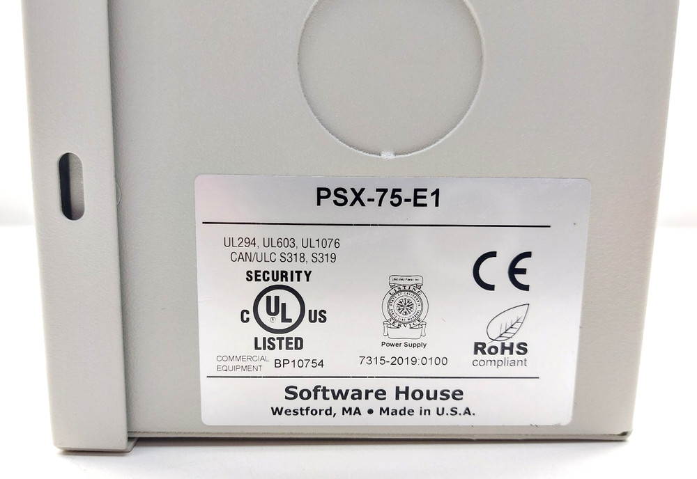 Software House PSX-75-E1 Power Supply Unit with E1 Enclosure