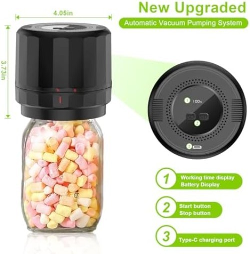 High-Performance Electric Vacuum Sealer for Canning – Portable & Easy Use