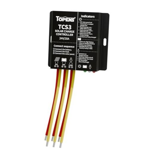 TCS3 Solar Charge Controller Waterproof Solar Panel Battery Regulator for