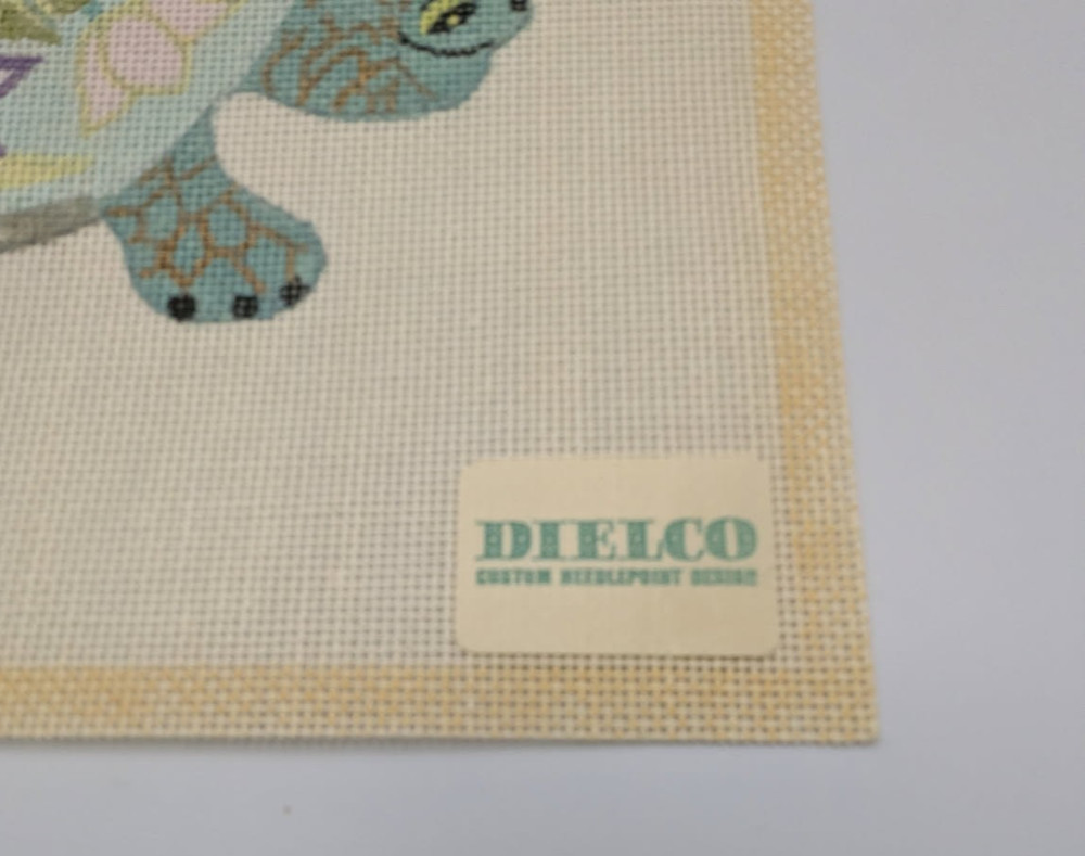 Dielco Custom Needlepoint Design Pattern- Turtle and Snail