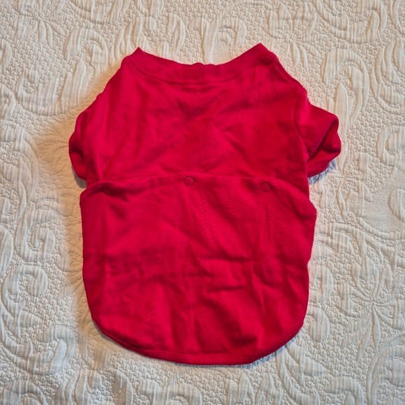 Pajamagram red size Medium jersey pajama shirt EUC
