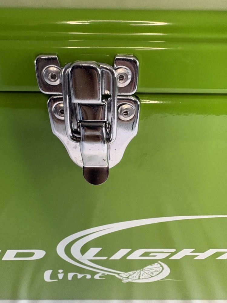 RARE!! Budlight Lime Metal Cooler Ice Chest