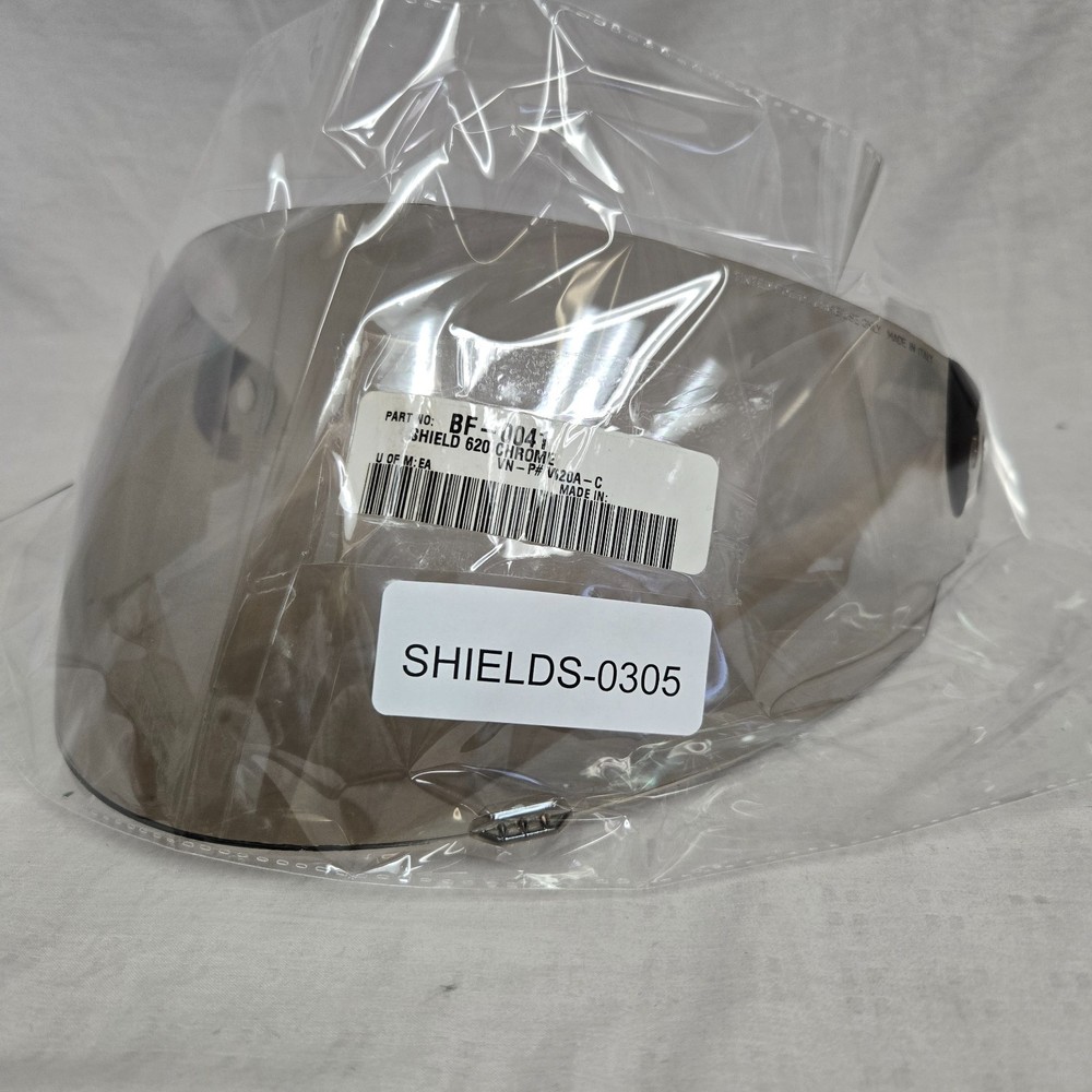 Bieffe BF-0041 620 Chrome Replacement Shield *TAKE OFF SHIELD*