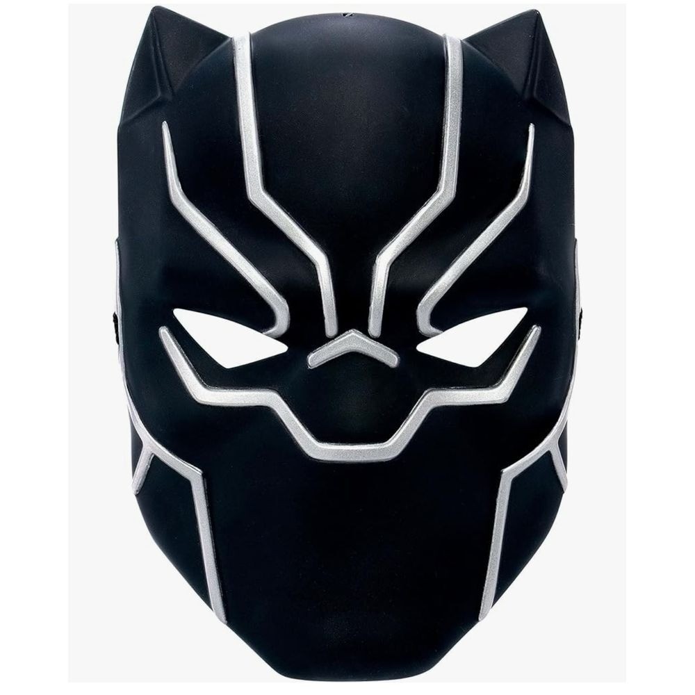 Marvel Black Panther Youth Mask - Plastic Mask with Elastic Strap
