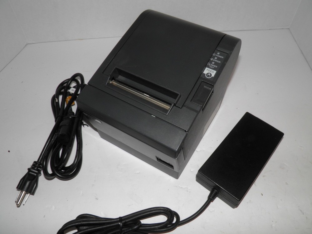 Epson M129C TM-T88III Thermal POS Receipt Printer Parallel Printer w Power