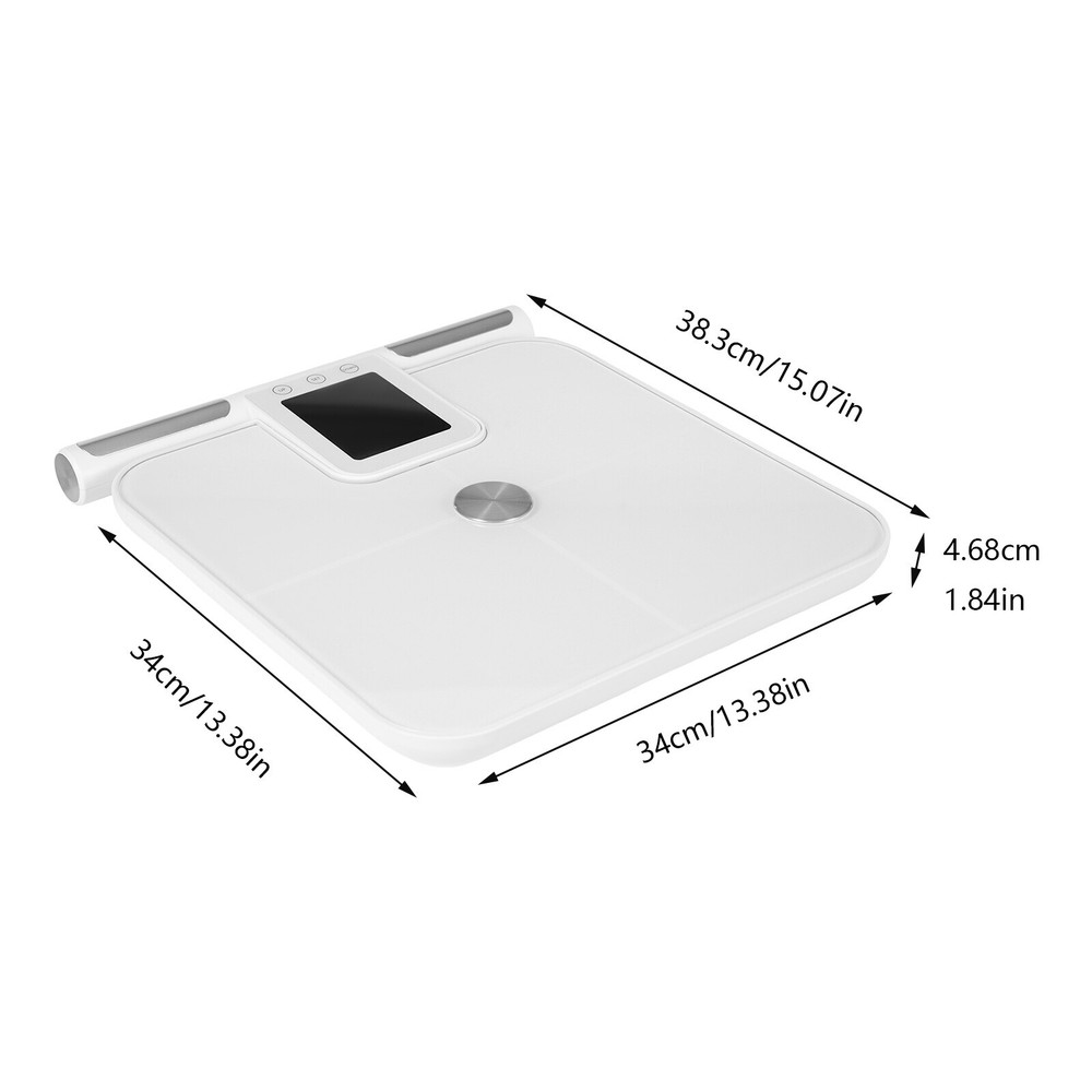 8 Electrode Smart Body Fat Scale with App - Body Composition Analyzer