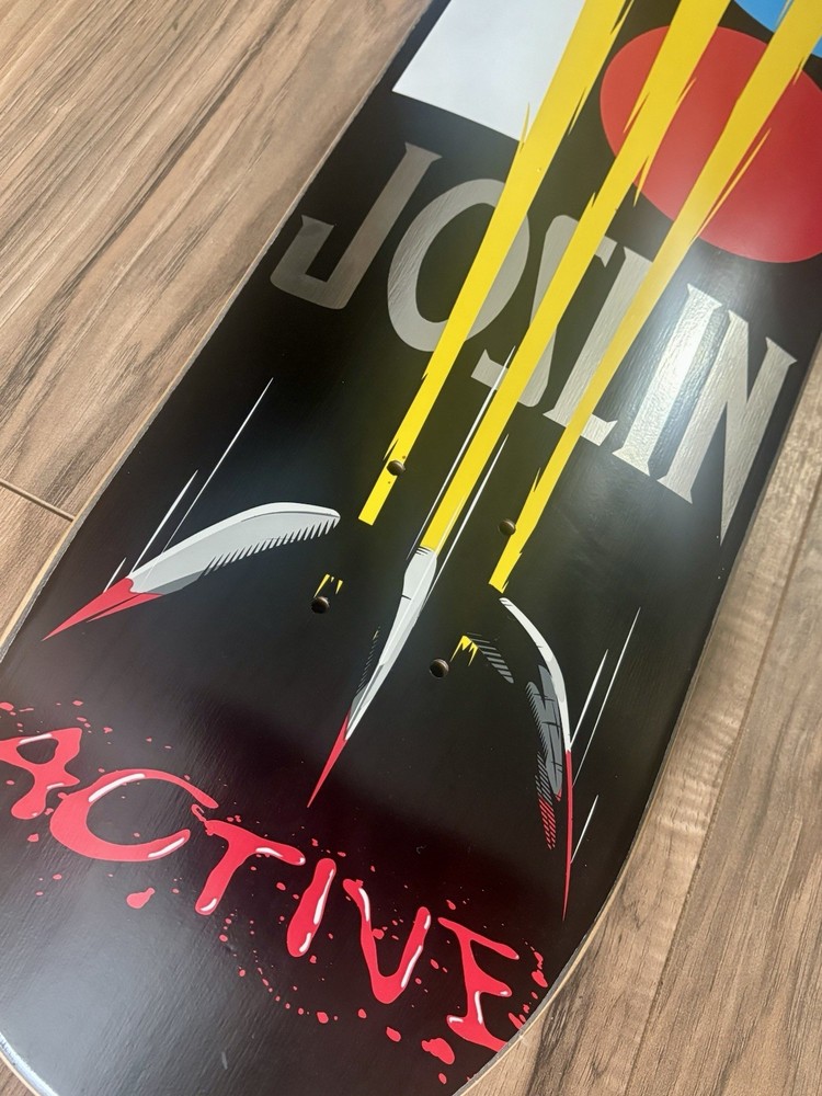 Chris Joslin PlanB Wolverine Cat Scratch Skateboard Deck RARE Signed Autograph