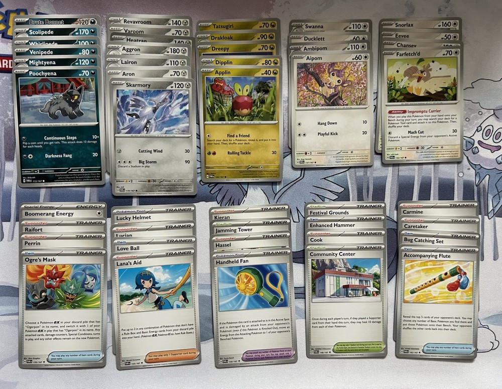 Twilight Masquerade Pokémon Near Complete Base Set (All Commons & Holos)