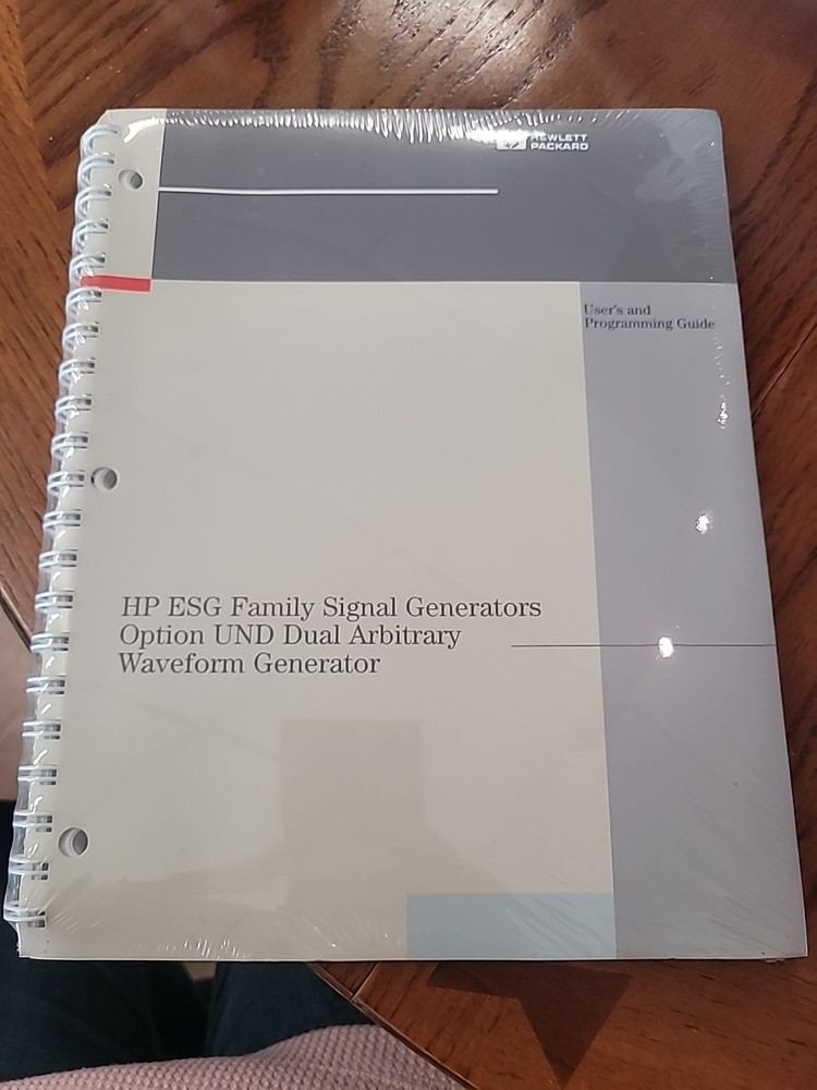 HP ESG Series  Signal Generators Programming Guide