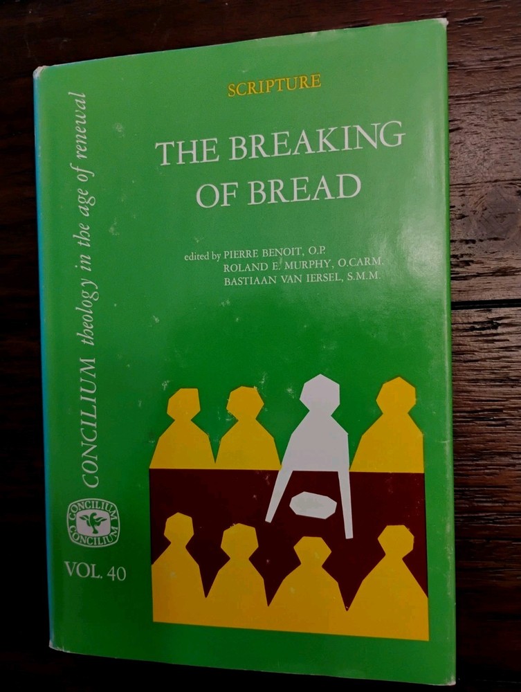 Book Concilium 40 Scripture The Breaking of Bread HC/DJ Library