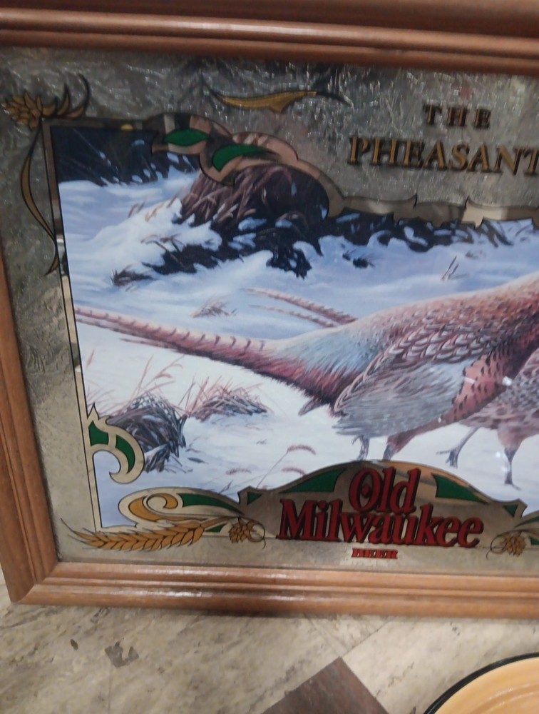 Old Milwaukee Beer The Pheasant Beer Mirror