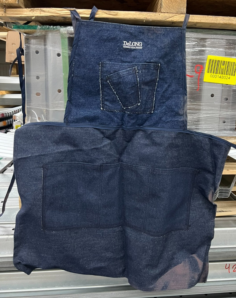Denim Apron. Classroom Art. Workwear, Studio, Machinist Work