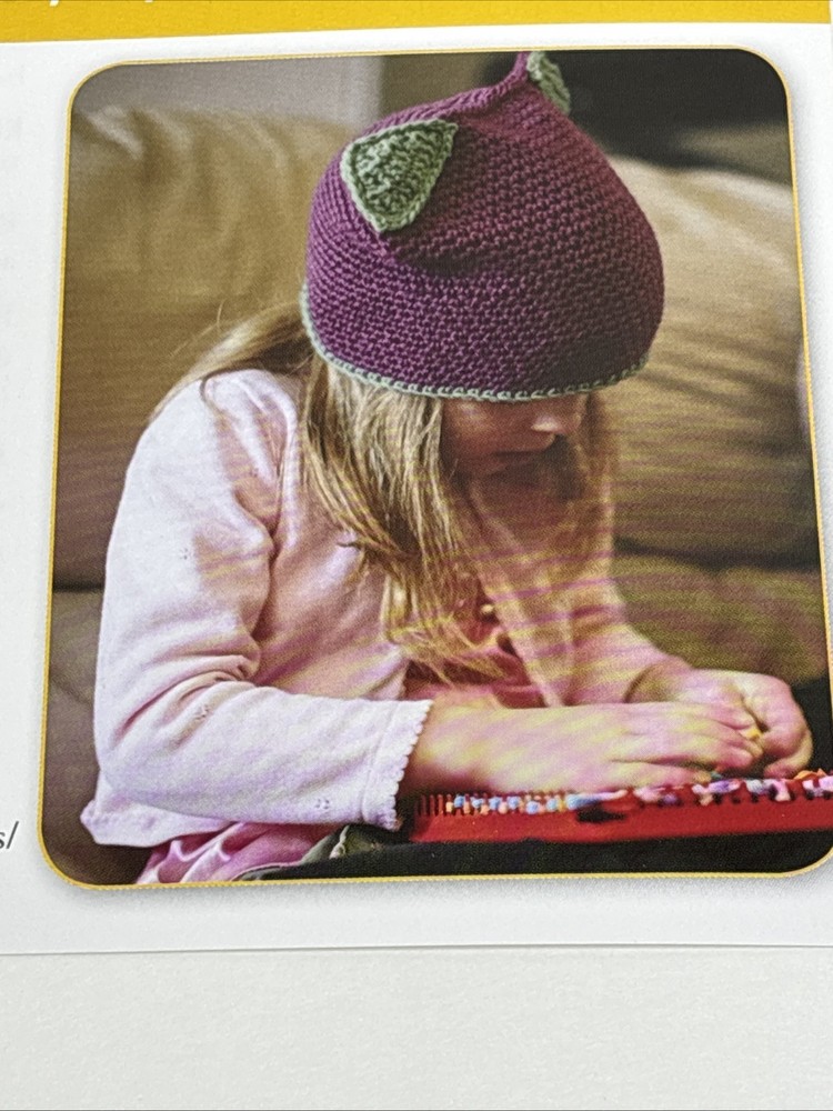 Kitty Hat Crochet Pattern Card Page