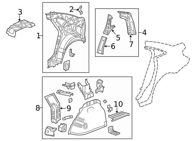 Genuine GM Reinforced Panel 20910358