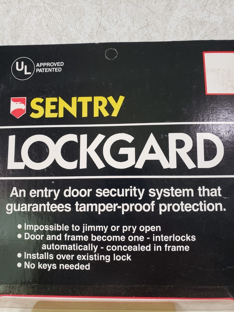 SECURITY SYSTEM FOR DOORS - Make Your Door Tamper & Pry Proof LOCKGUARD SENTRY