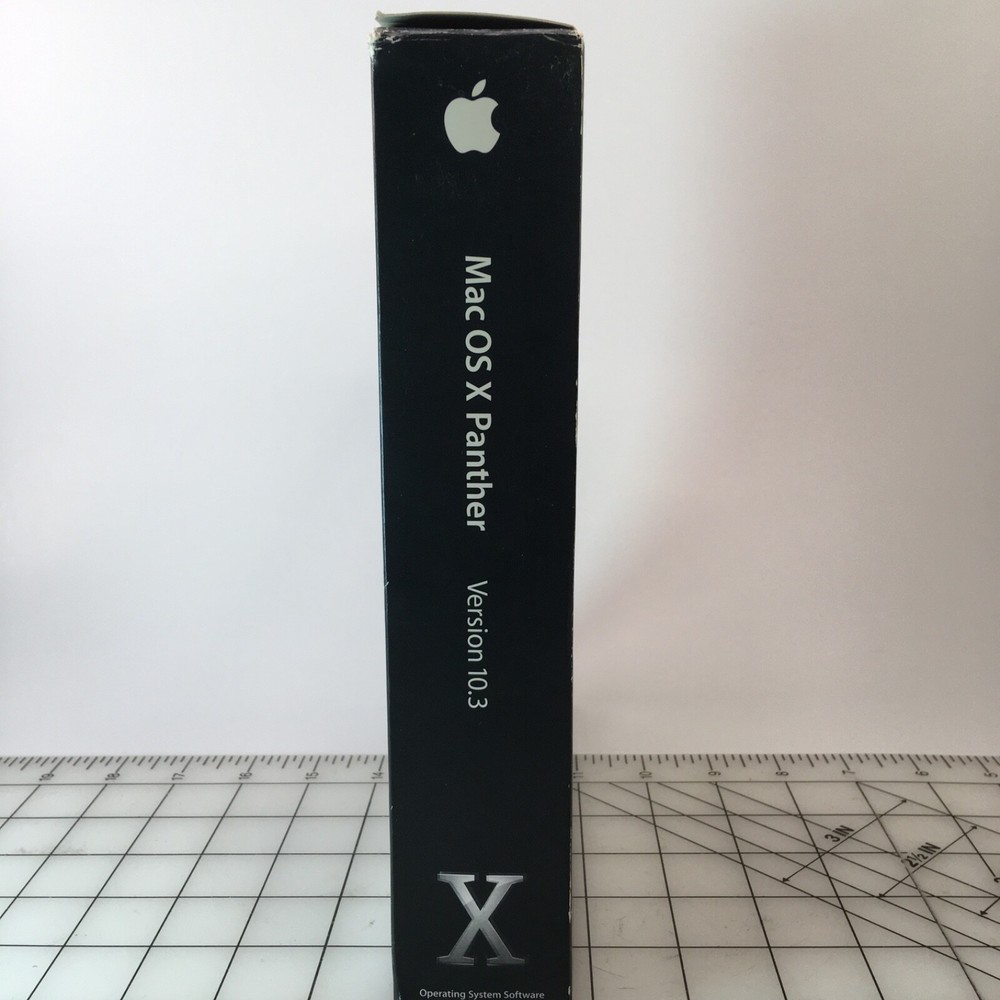 Vtg Apple Macintosh OS X 10.3 Panther Computer Software Mac COMPLETE BOX SET