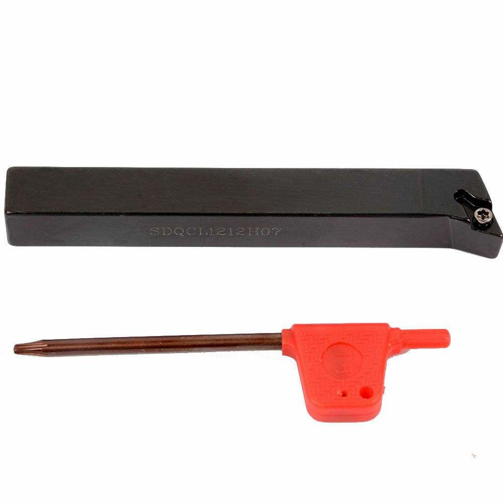 SDQCL1212H07 12x100mm Lathe External Turning Tool Holder for DCMT21.51 inserts
