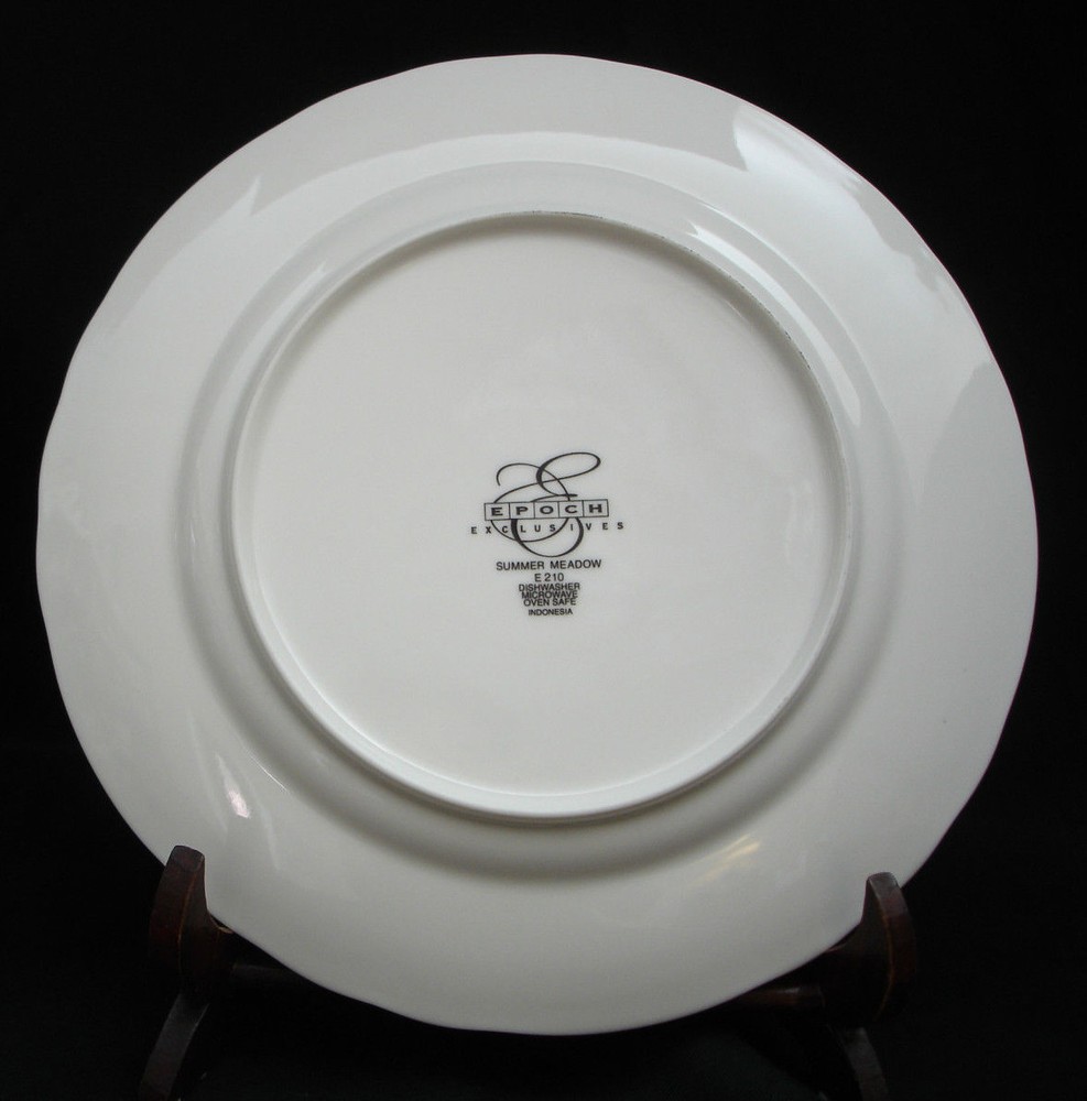 Summer Meadow by Epoch DINNER PLATE 10 3/4" SET / 4