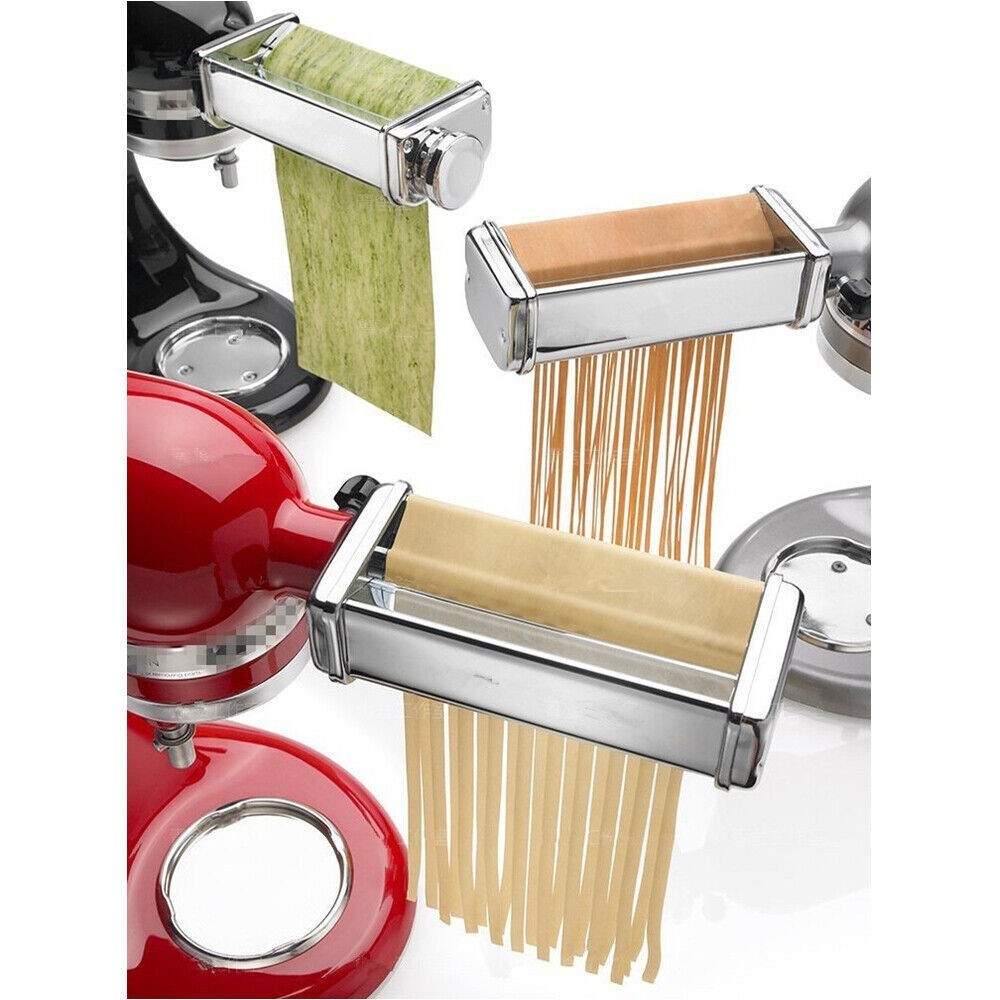 3 In 1 Set Pasta Maker Attachment for KitchenAid Stand Pasta Roller Attachment