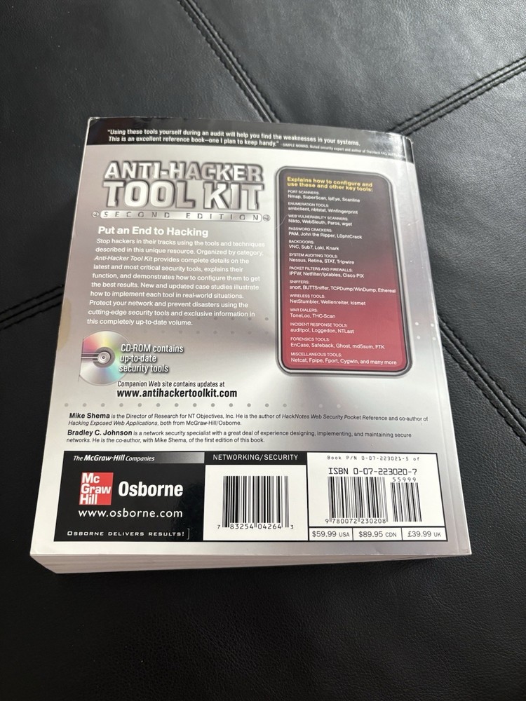 Anti-Hacker Tool Kit Second Edition