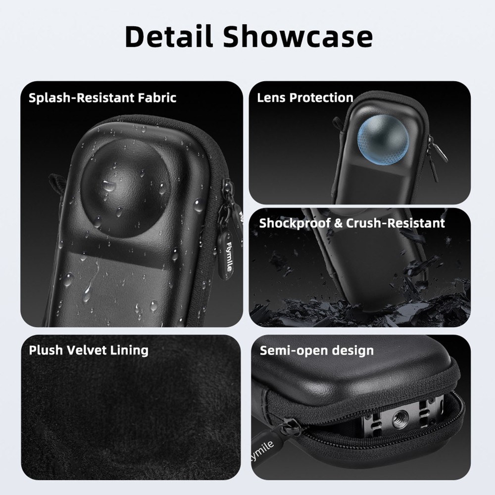 Panoramic Camera Rabbit Cage Storage Bag for Insta360 X5