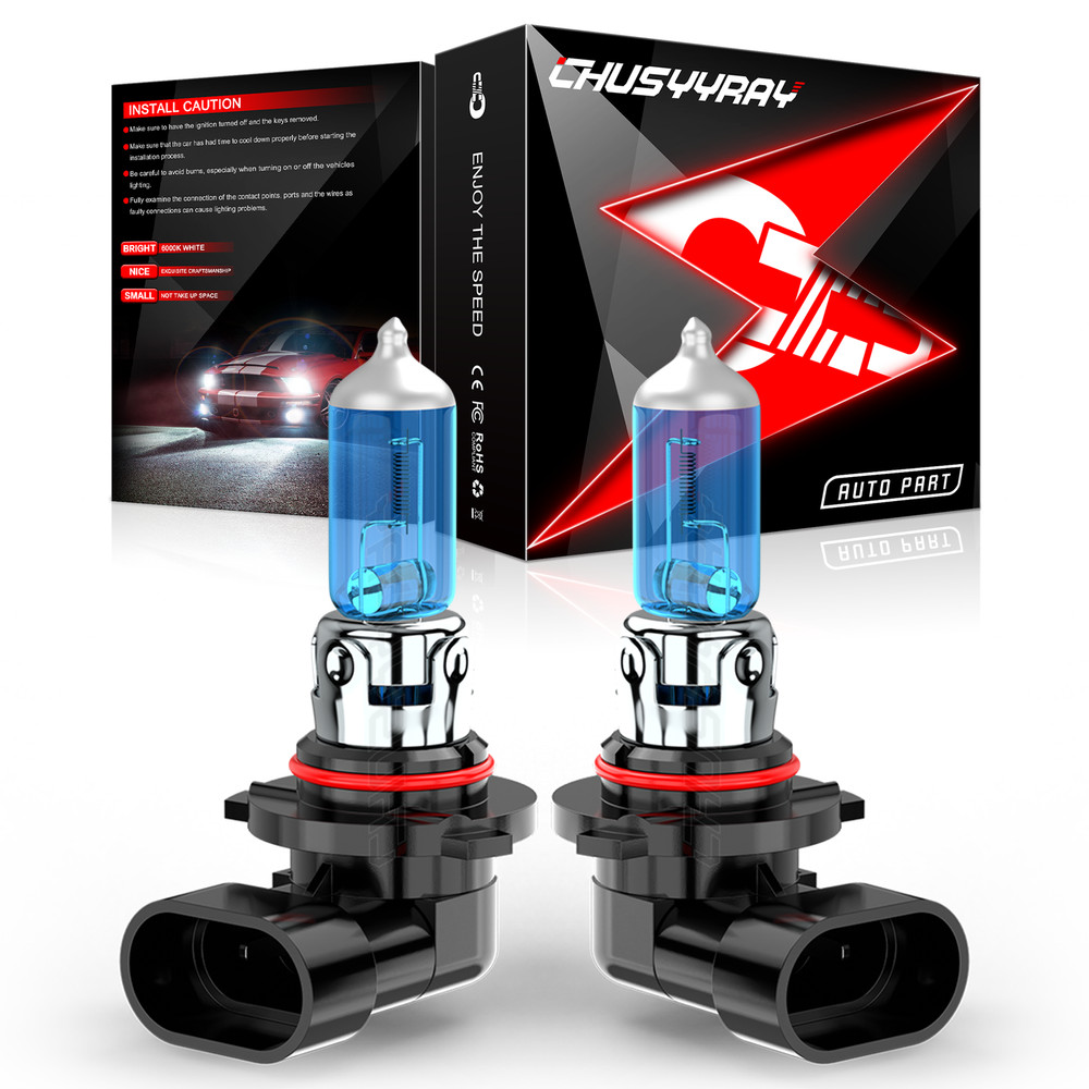 9005 Halogen Headlight Super Bright Bulbs Kit White 6000K High Beam NEW 2PCS