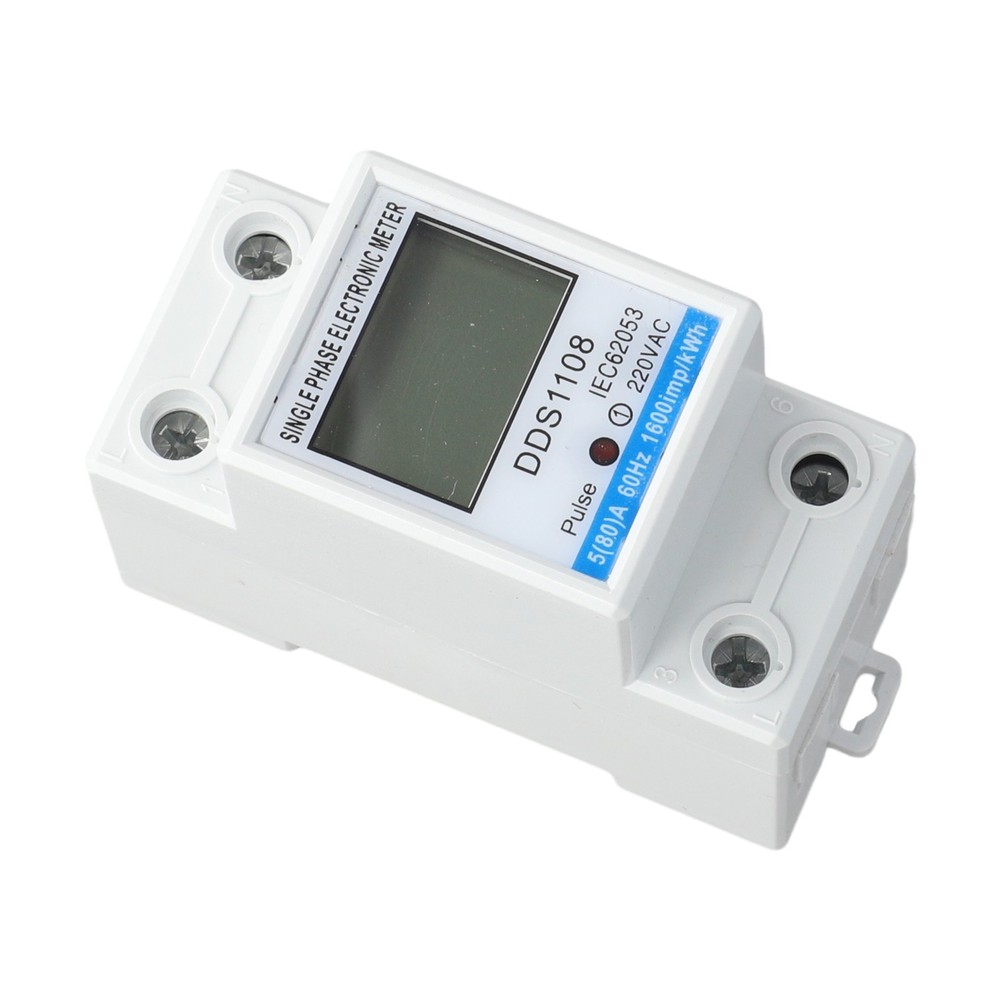 Single Phase LCD Electric Meter 80A for Accurate Energy Consumption Tracking