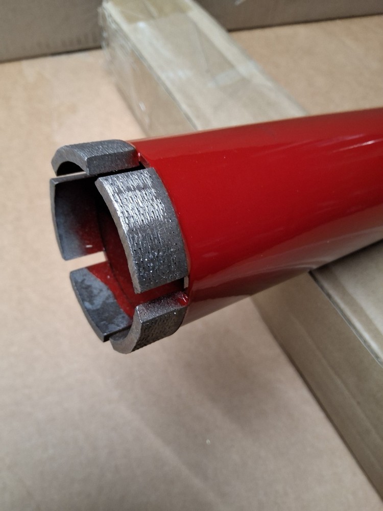 2" Wet Core Drill Bit with High Density Diamond Segments, 14" Depth