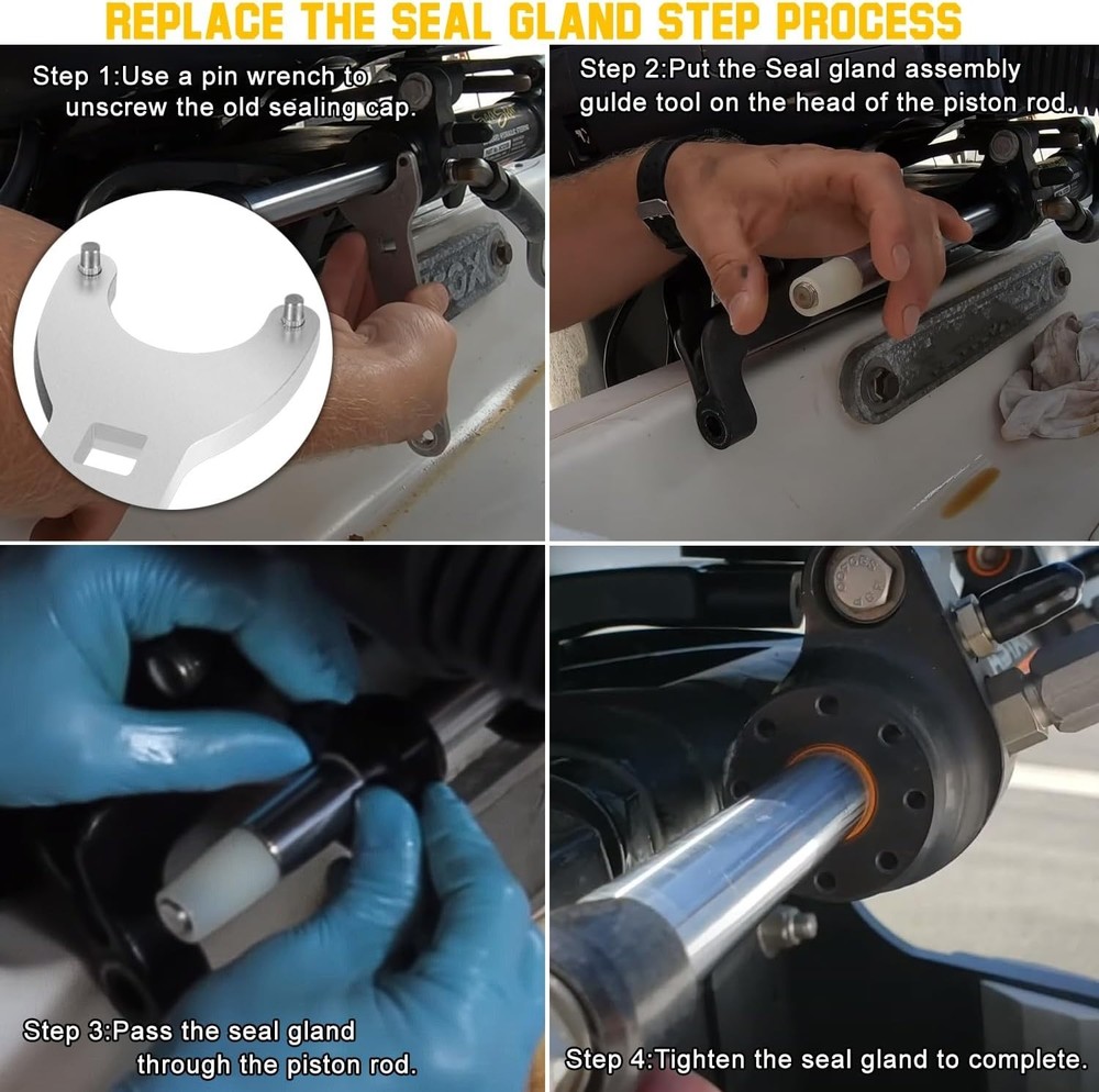Professional HC5345 Hydraulic Seal Kit for Outboard Engines - Durable Components