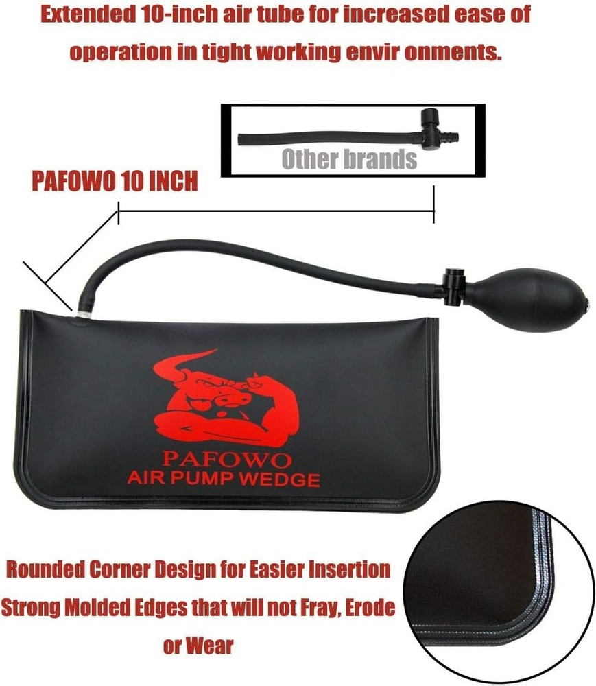 Enhanced 3 Size Air Wedge Leveling Tool - Durable & Non-Scratch Design