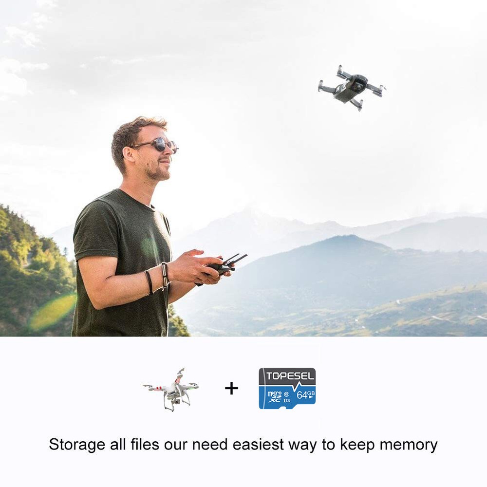 5/10Pack 64GB Micro SD Card SDXC SDHC Class10 Memory Cards Adapter for Camera