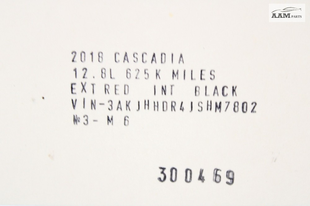 2018-2024 FREIGHTLINER CASCADIA STORAGE COMPARTMENT DOCUMENTS HOLDER OEM