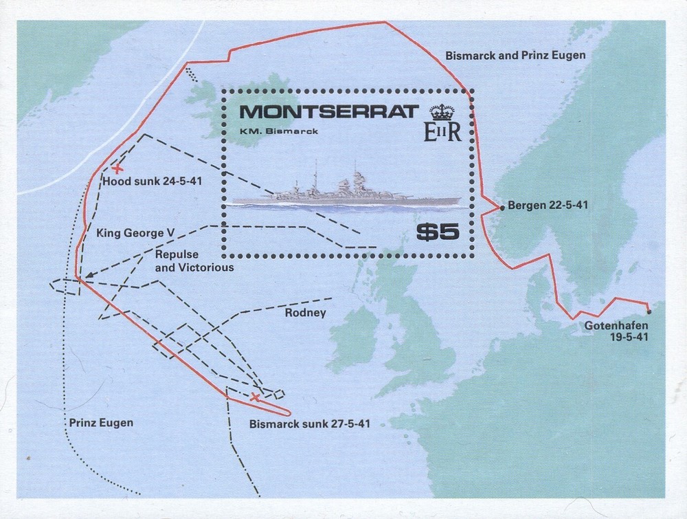 Montserrat Scott #'s 735 MNH