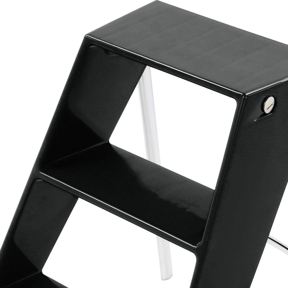 Folding Step Stool Step Stools for Adults 3 Step Ladder Folding Step Stool Black