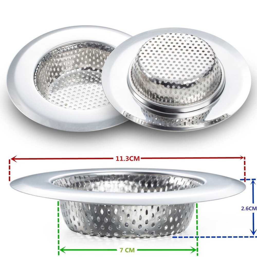 Fengbao 2PCS Kitchen Sink Strainer - Stainless Strainer, Steel