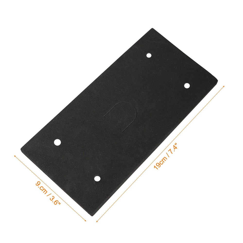 1Pcs Rectangle Shaped Black Foam Sander Back Pad Sanding Mat