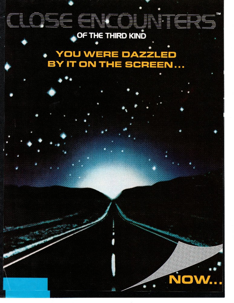 CLOSE ENCOUNTERS THIRD KIND CE3K Original PINBALL Flyer GOTTLIEB 1978 MAG INSERT
