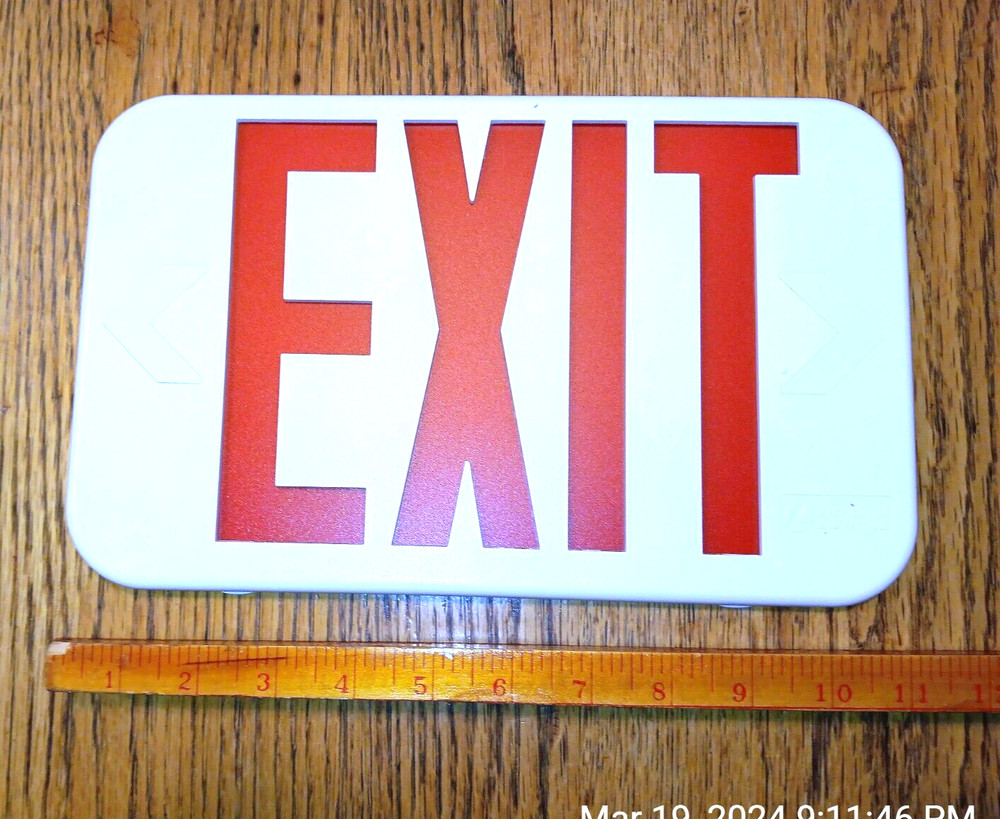 Lithonia Lighting Exit Sign Cover. (Cover Only)