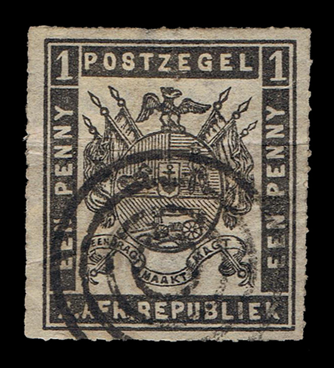 REFERENCE TRANSVAAL SCOTT #23 USED PF CERT READ YELLOW LISTING