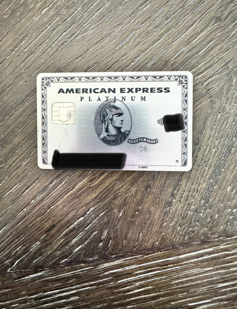 American Express Platinum Card. Authentic. Canceled. Amex