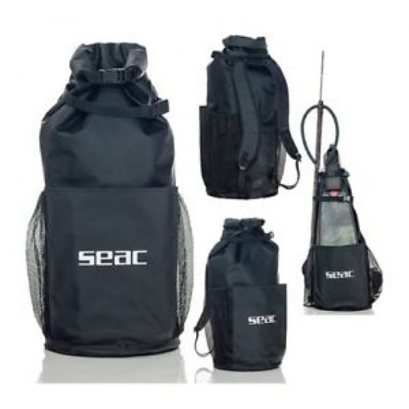 SEAL SEAC WATERPROOF BACKPACK BAG BLACK COLOR