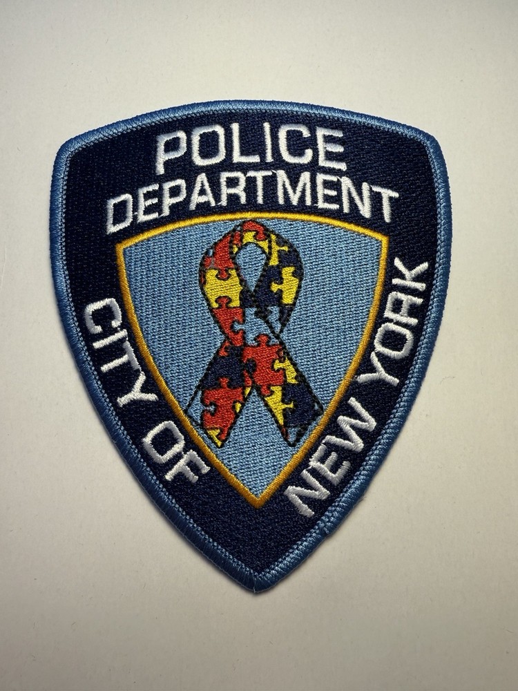 NYPD Autism awareness patch