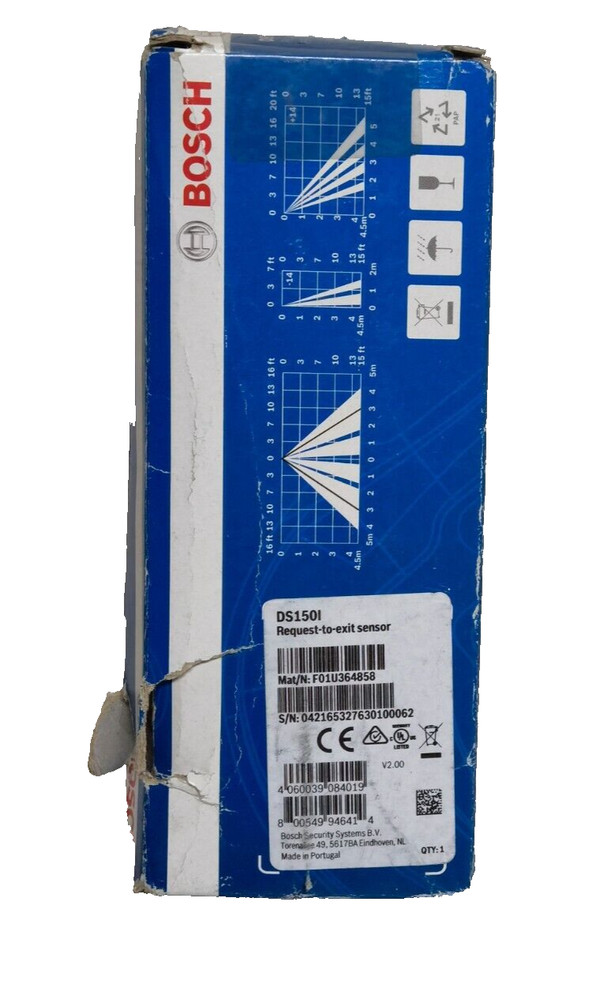 DS150I BOSCH REQUEST TO EXIT DS150I Passive Infrared Detector DS150i White