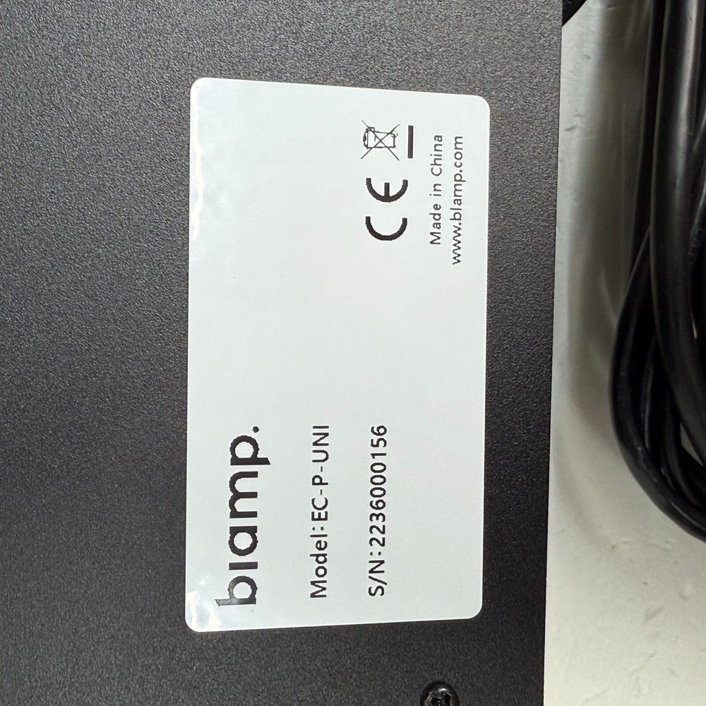 Biamp EC-P-UNI Easy Connect Wall Control Panel – Universal PoE AV Controller LN
